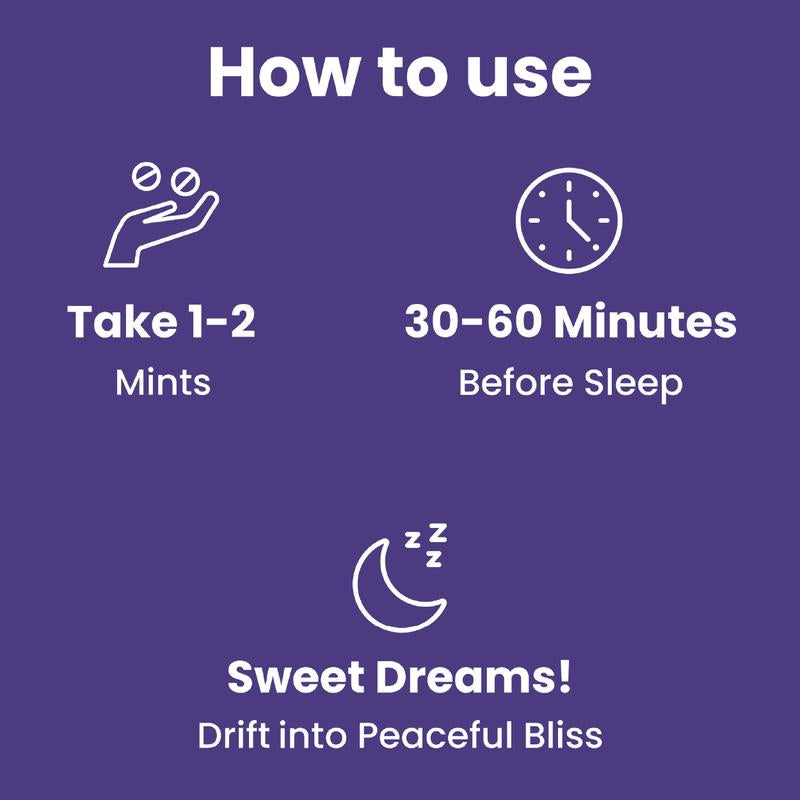 Neuro Melatonin 5mg Sleep & Recharge Mints (72 Pieces) - Fast Dissolve Melatonin Sugar Free Mints with Lemon Balm & Chamomile for Better Sleep - Night Berry Flavor – Premium Health & Beauty Product by Everbeaut.