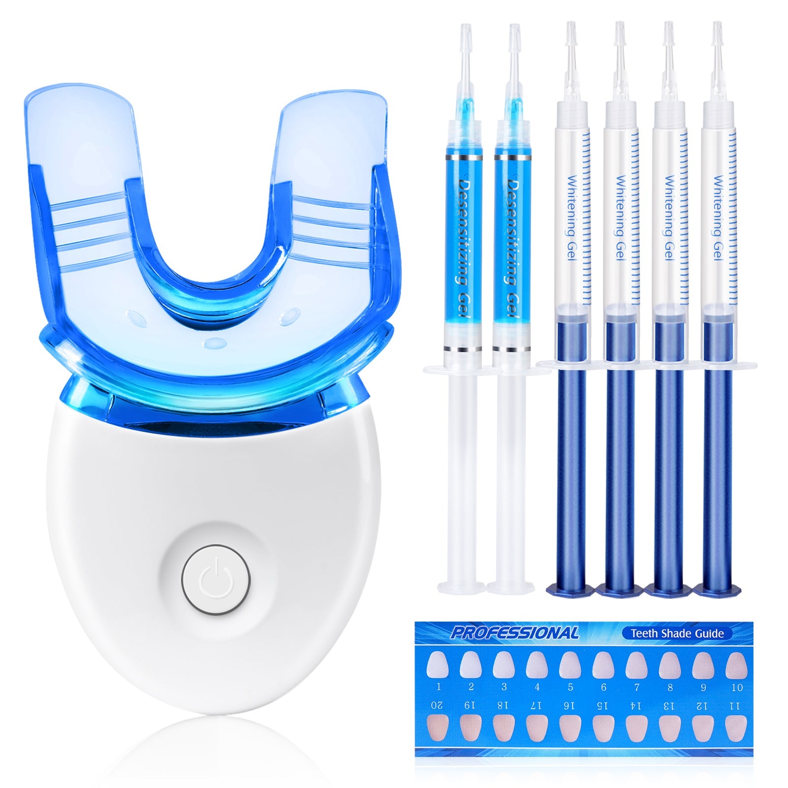 Whitening Kit for Sensitive Teeth Oral Care Includes LED Light 4 - Everbeaut