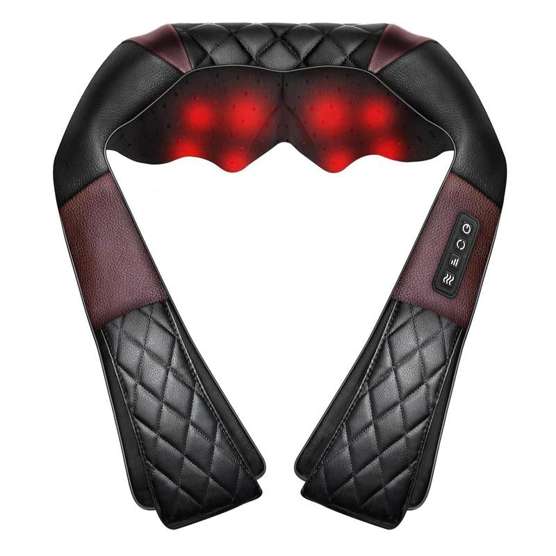 DAILYLIFE Shiatsu Neck & Back Massager – Electric Deep Tissue Shoulder Massager with Heat | Car & Home Massage Pillow for Neck, Back, Legs, and Foot Pain Relief – Perfect Gift for Men & Women – Premium Health & Beauty Product by Everbeaut.