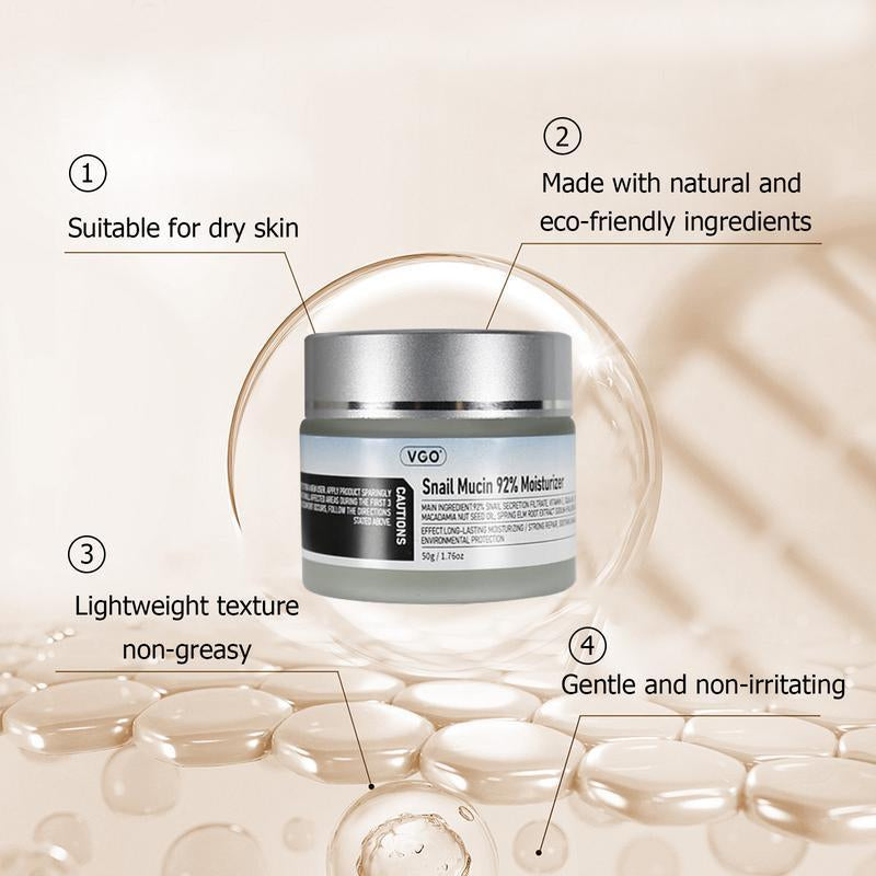 VGO Vitamin C Serum & Snail Mucin Gel Cream – Hydration & Radiance Set - Everbeaut