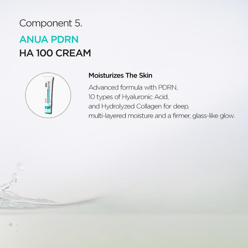 Anua Official Viral Ultimate Glass Skin Bundle – Salmon PDRN + Niacinamide + Double Cleansing + Collagen Mask | Korean Daily Skincare Kit for Hydration, Brightening & Calming – Premium Health & Beauty Product by Everbeaut.