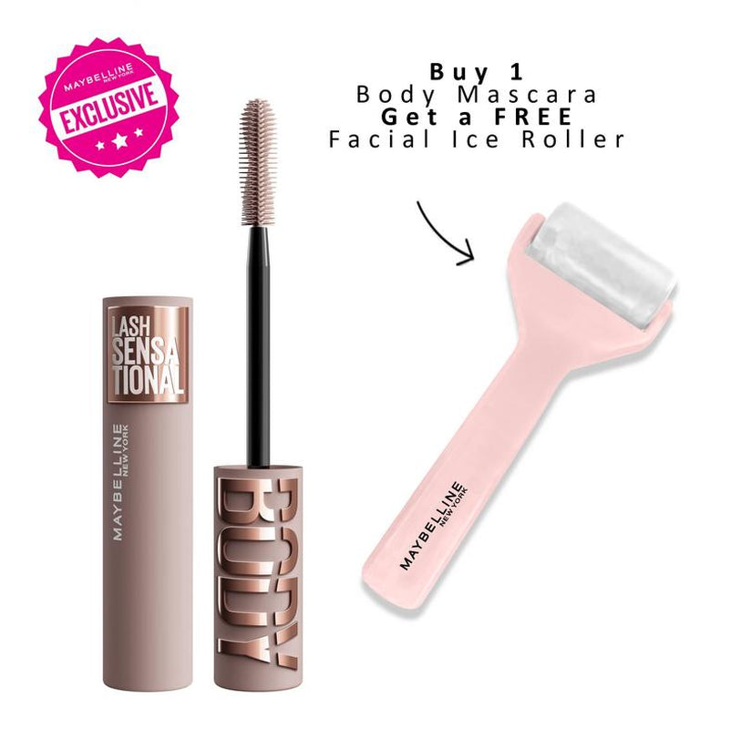 Lash Sensational Body Mascara, Silky Buildable Formula, 24HR Lift, Maybelline New York
