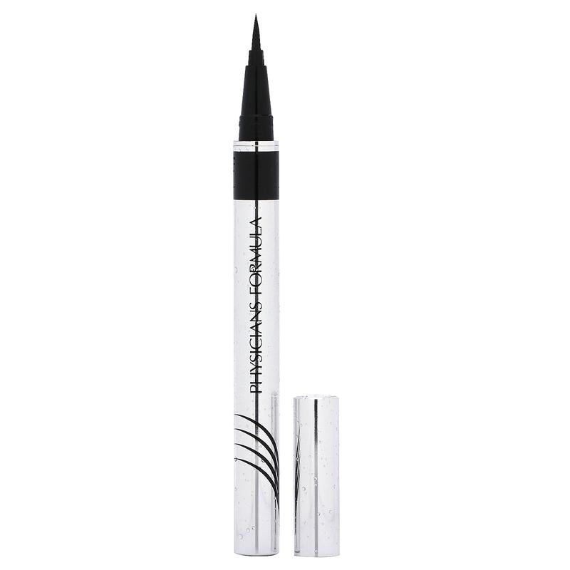 Physicians Formula Eye Booster, Waterproof Ultra-Fine Liquid Eyeliner, PF10970 Blackest Black, 0.03 Fl Oz (1 Ml)
