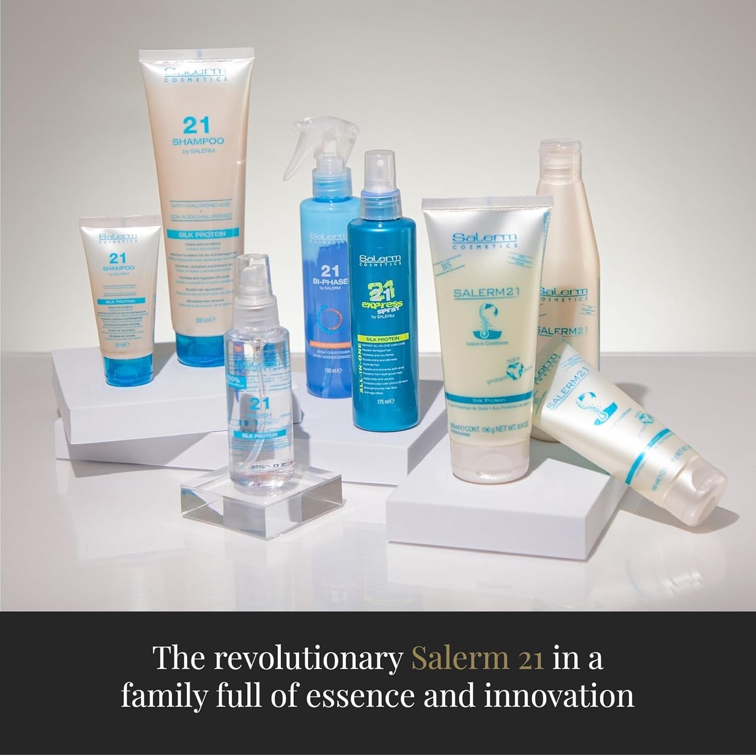 SALERM Instant Hair Conditioner 21 – Multi-Use Silk Protein Leave-In or Rinse-Out Conditioner – Heat Protectant & Hydrating Formula – 200 ml – Premium Health & Beauty Product by Everbeaut.