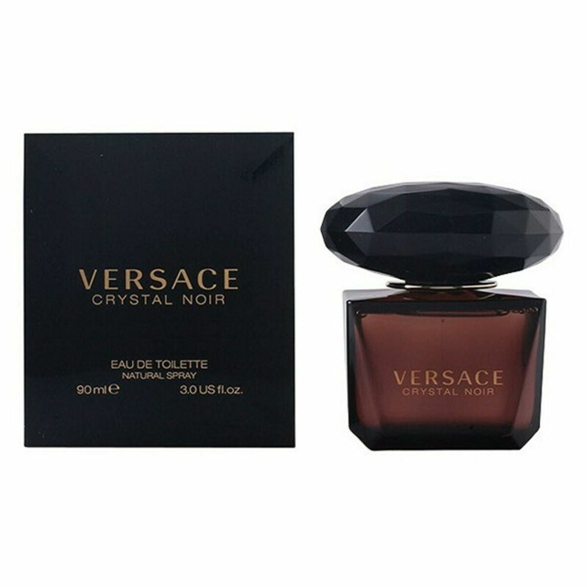 Versace Crystal Noir Eau de Toilette Spray for Women – 3 fl oz – Mysterious & Alluring Designer Perfume with Gardenia, Amber & Musk – Premium Health & Beauty Product by Everbeaut.