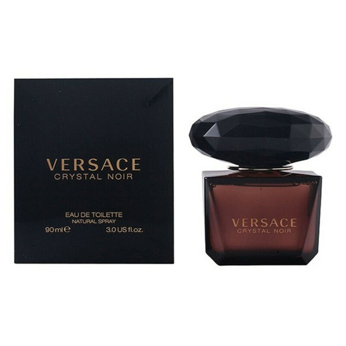 Versace Crystal Noir Eau de Toilette Spray for Women – 3 fl oz – Mysterious & Alluring Designer Perfume with Gardenia, Amber & Musk – Premium Health & Beauty Product by Everbeaut.