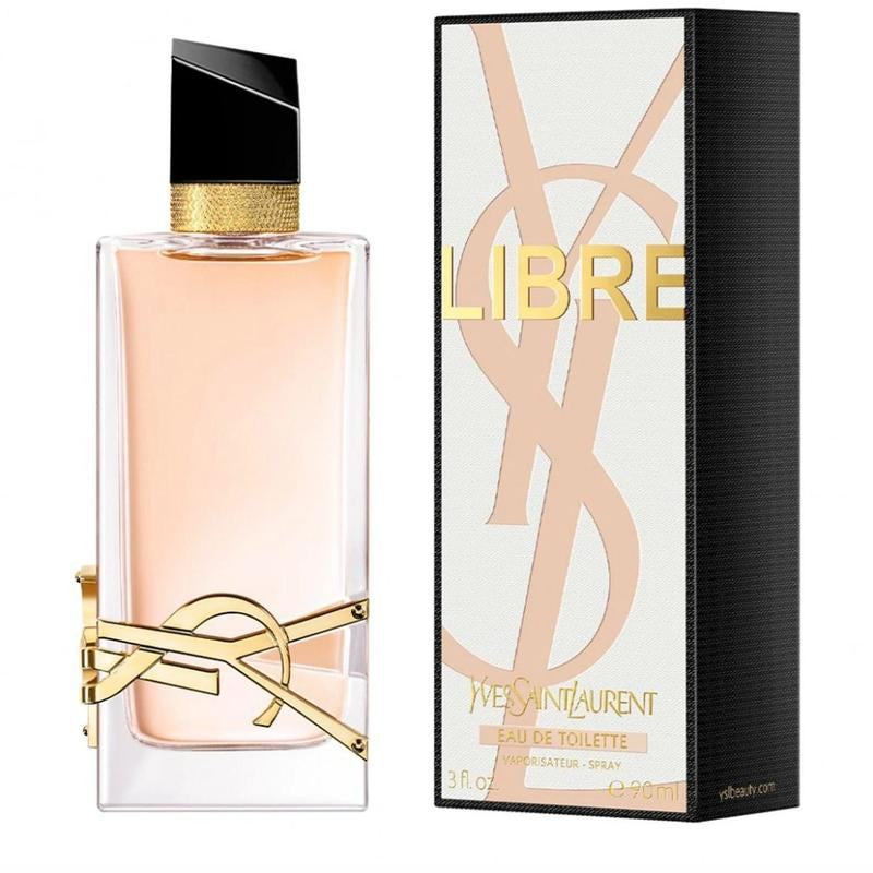 Yves Saint Laurent Libre Eau De Toilette for Women 3 Oz - Amber Fougere Fragrance, Liquid, Modern Feminine Energy, Effortless Versatility