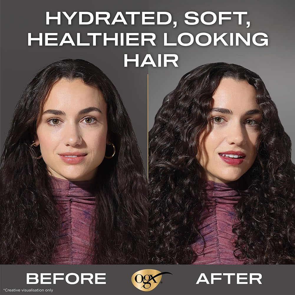 OGX Nourishing + Coconut Milk Moisturizing Shampoo – Hydrating, Restorative Formula for Soft, Healthy Hair – Sulfate-Free Surfactants, Paraben-Free – 13 fl. oz – Premium Health & Beauty Product by Everbeaut.