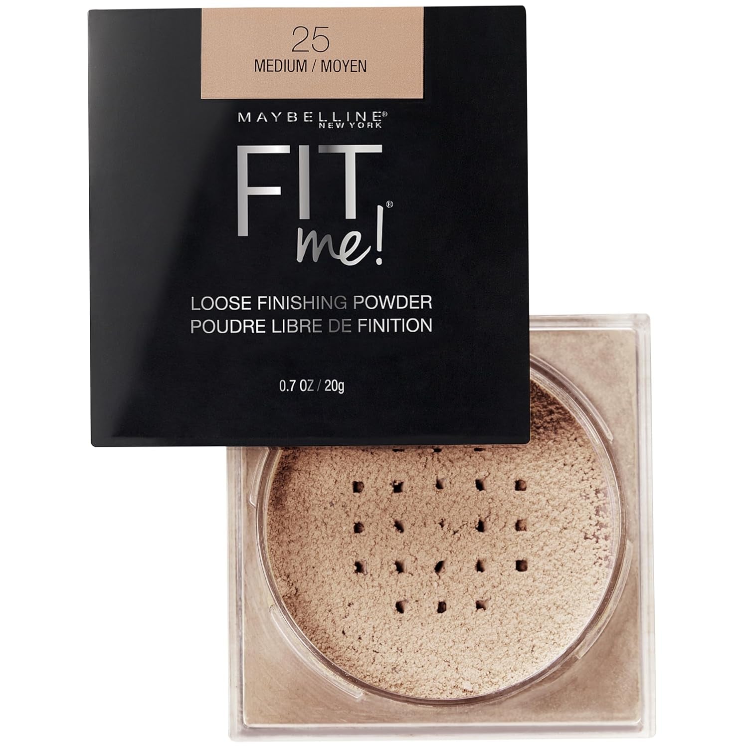 Fit Me Loose Setting Powder, Face Powder and Finishing Makeup, Medium, 1 Count