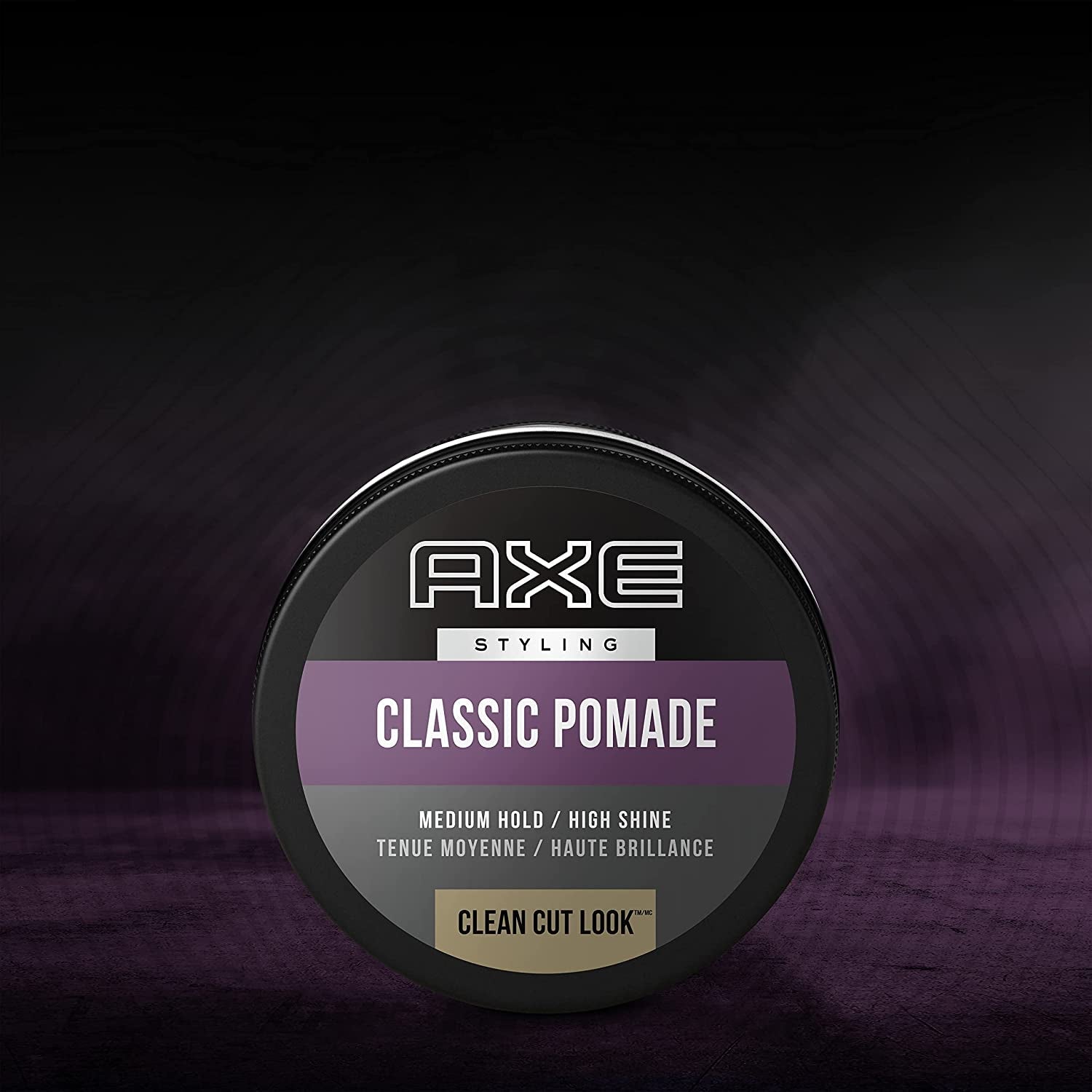 AXE Pomade for Men – Medium Hold & Natural Finish – Easy Hair Styling for Clean - Cut Looks – 2.64 oz Jars, 2 Count - Everbeaut
