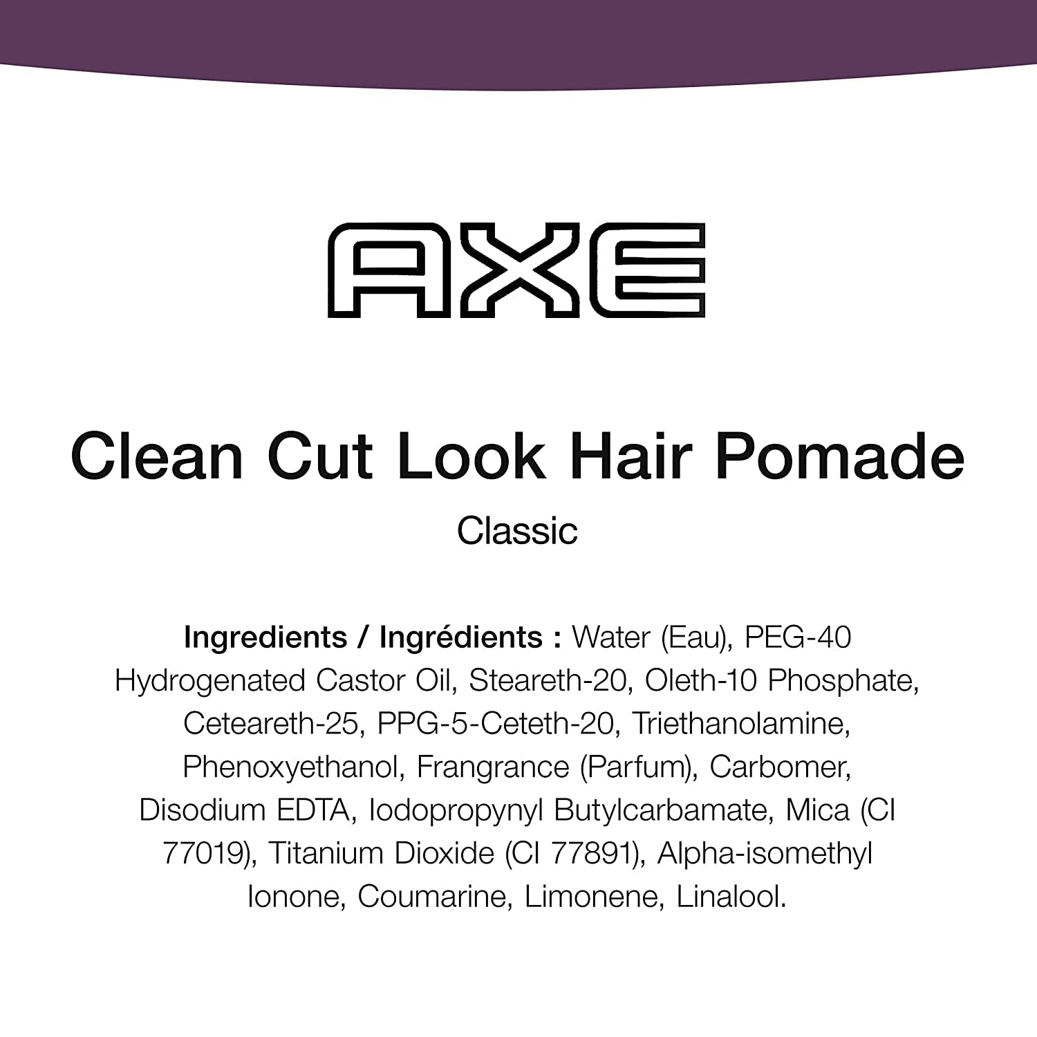 AXE Pomade for Men – Medium Hold & Natural Finish – Easy Hair Styling for Clean - Cut Looks – 2.64 oz Jars, 2 Count - Everbeaut