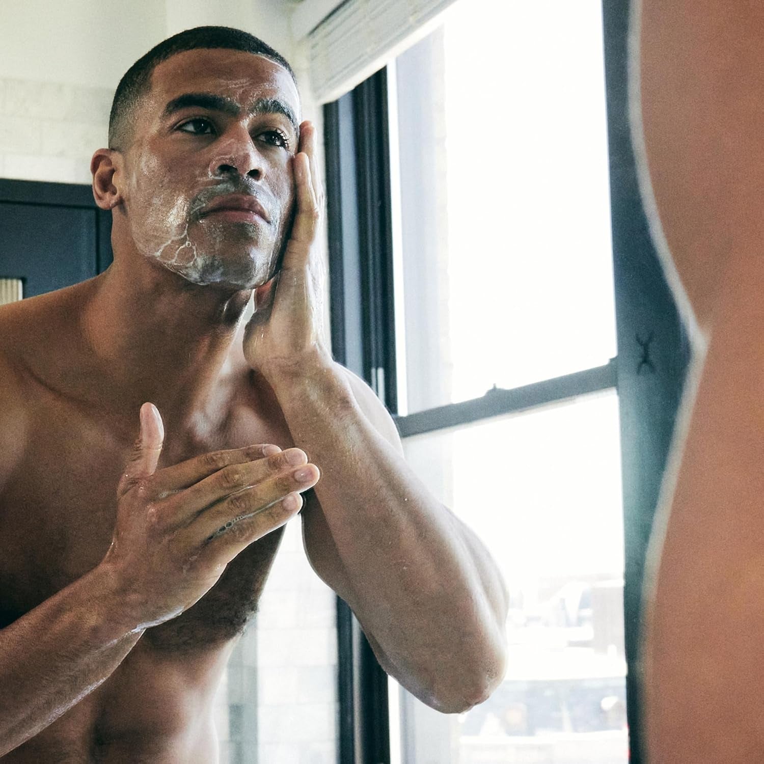 Brickell Men’s Redefining Anti - Aging Face Wash – Natural & Organic Foaming Gel Cleanser – Firms & Plumps Skin, Reduces Fine Lines – Scented, 4 oz - Everbeaut