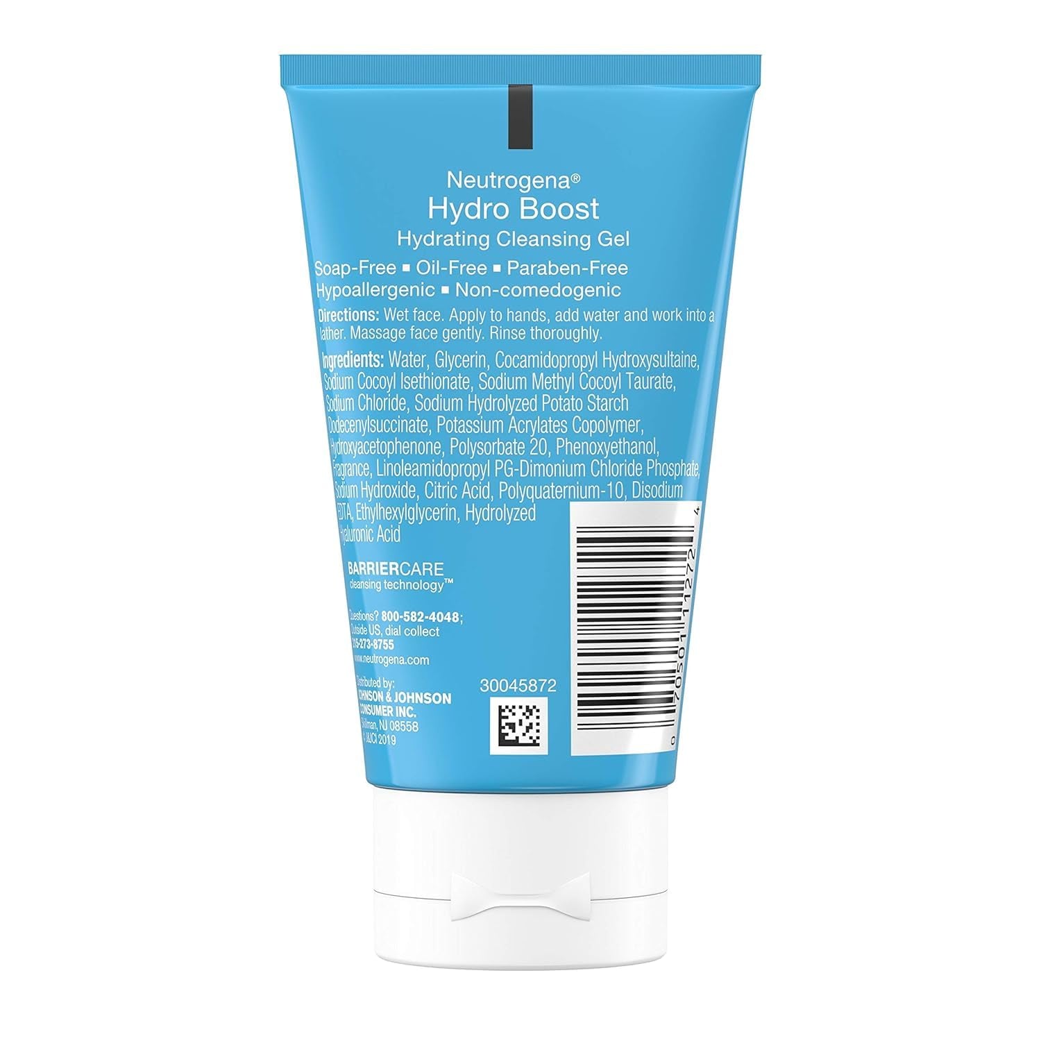 Hydro Boost Water Gel Daily Facial Moisturizer with Hyaluronic Acid, 1.7 Fl. Oz, Hydro Boost Hydrating Facial Cleansing Gel with Hyaluronic Acid, 2 Oz, Travel Size - Everbeaut