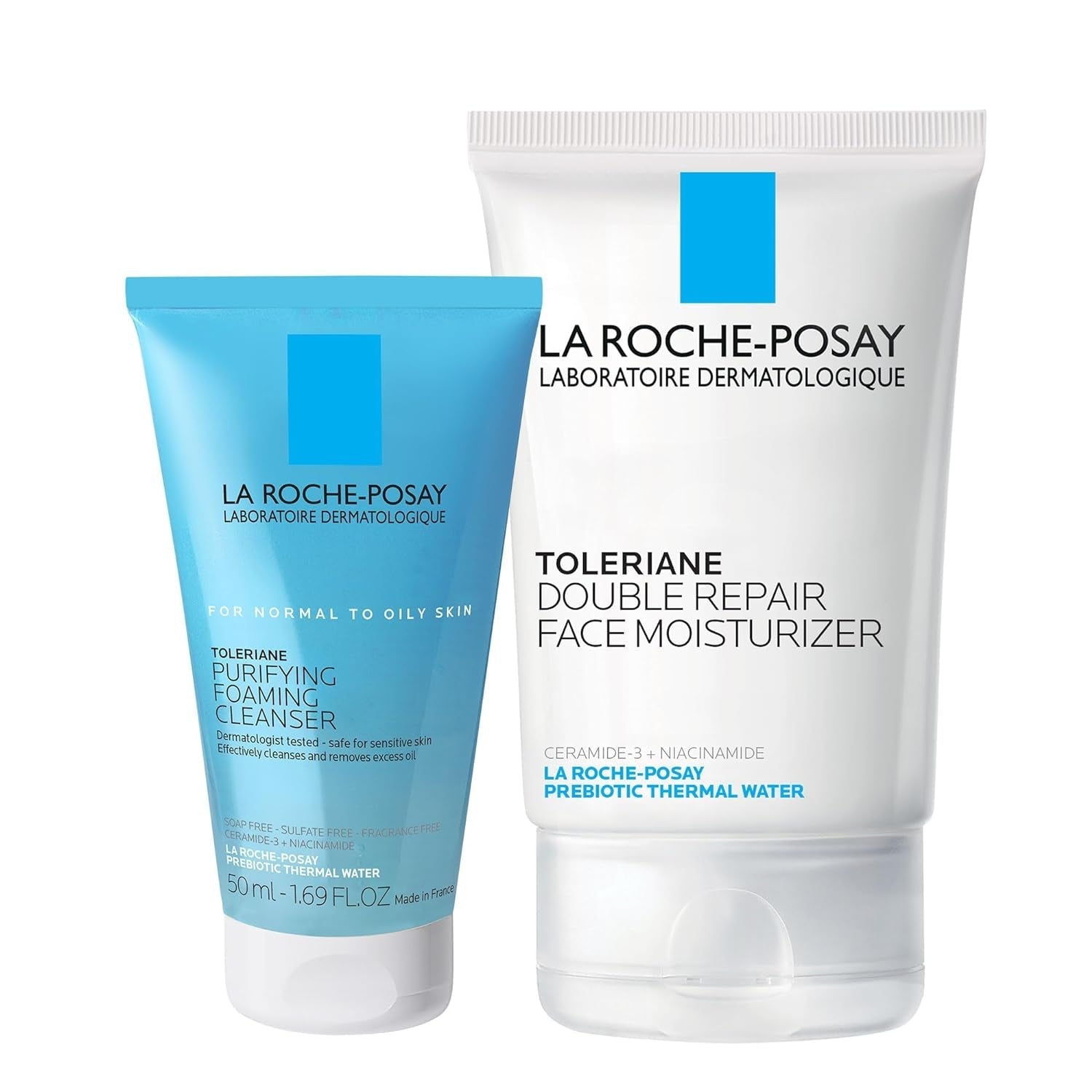 La Roche - Posay Toleriane Double Repair Face Moisturizer | Fragrance - Free Daily Hydrating Cream with Ceramides & Niacinamide for All Skin Types - Everbeaut