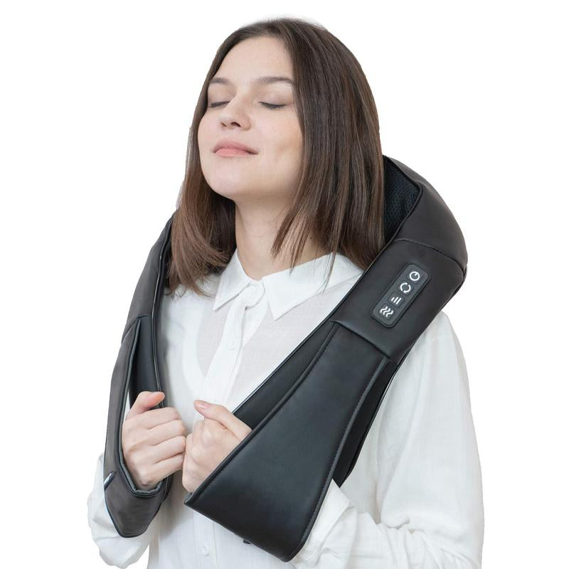 DAILYLIFE Shiatsu Neck & Back Massager – Electric Deep Tissue Shoulder Massager with Heat | Car & Home Massage Pillow for Neck, Back, Legs, and Foot Pain Relief – Perfect Gift for Men & Women – Premium Health & Beauty Product by Everbeaut.