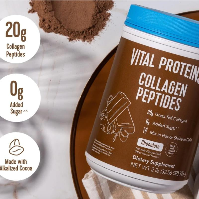 Vital Proteins Collagen Peptides Powder Supplement - Hydrolyzed Collagen for Skin, Hair, Nails & Joints - 34 Servings - 2 Pounds - Edible - Healthcare