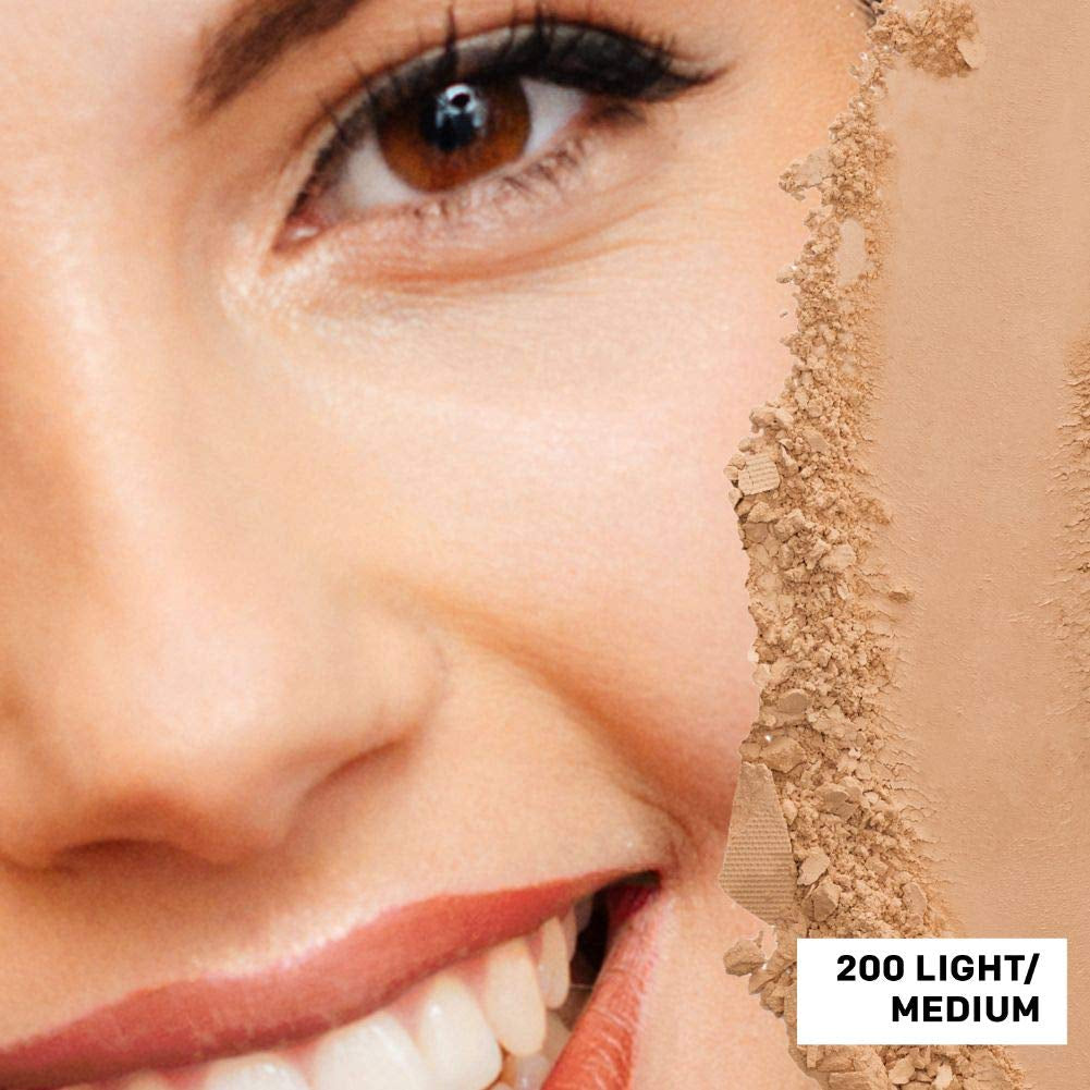 Setting Powder, Face Makeup, Matte Loose Powder, Hypoallergenic, Cruelty Free, 200 Light Medium, 1 Oz - Everbeaut