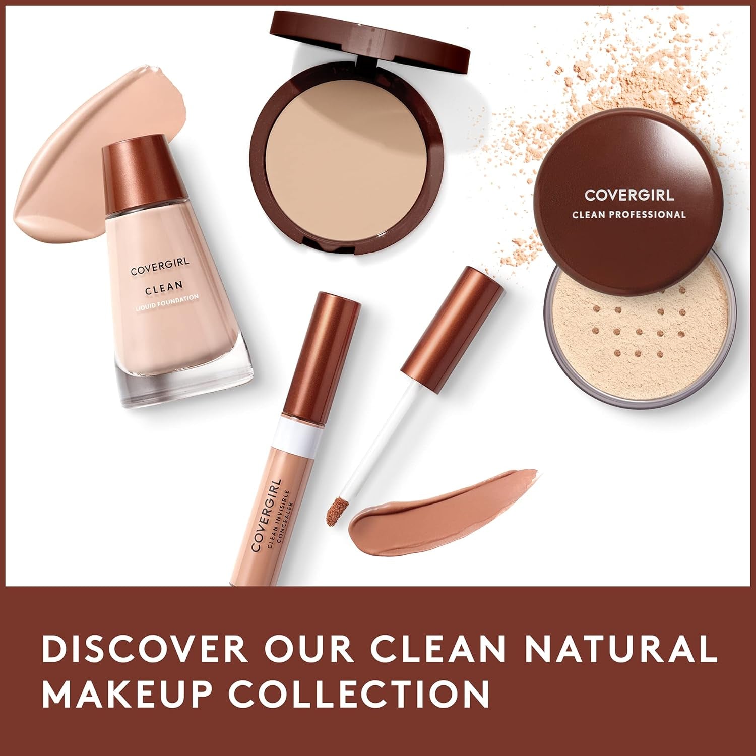 Clean Makeup Foundation Creamy Natural 120, 1 Oz - Everbeaut