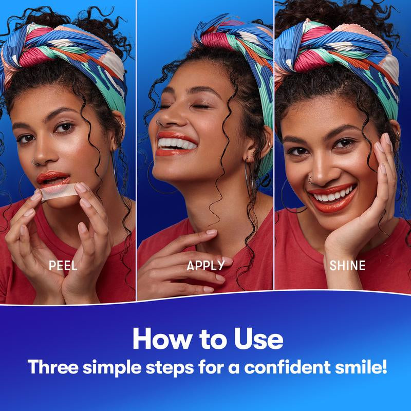 Mysmile Teeth Whitening Strips 14 Treatments Kit, Hydroxyapatite-Infuse White Strips, Non-Sensitive Teeth Whitening with Soothing Natural Ingredients, Enamel-Safe, Residue-Free, Non-Slip Tiktokshopsummerturnup Mouth Care Oral Care - Everbeaut
