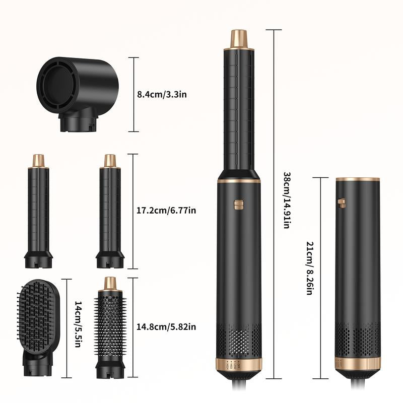 5 in 1 Multifunction Air Styler, Hot Air Brush, Hair Dryer Brush, Thermal Brush Magic Styler, Hair Dryer Brush
