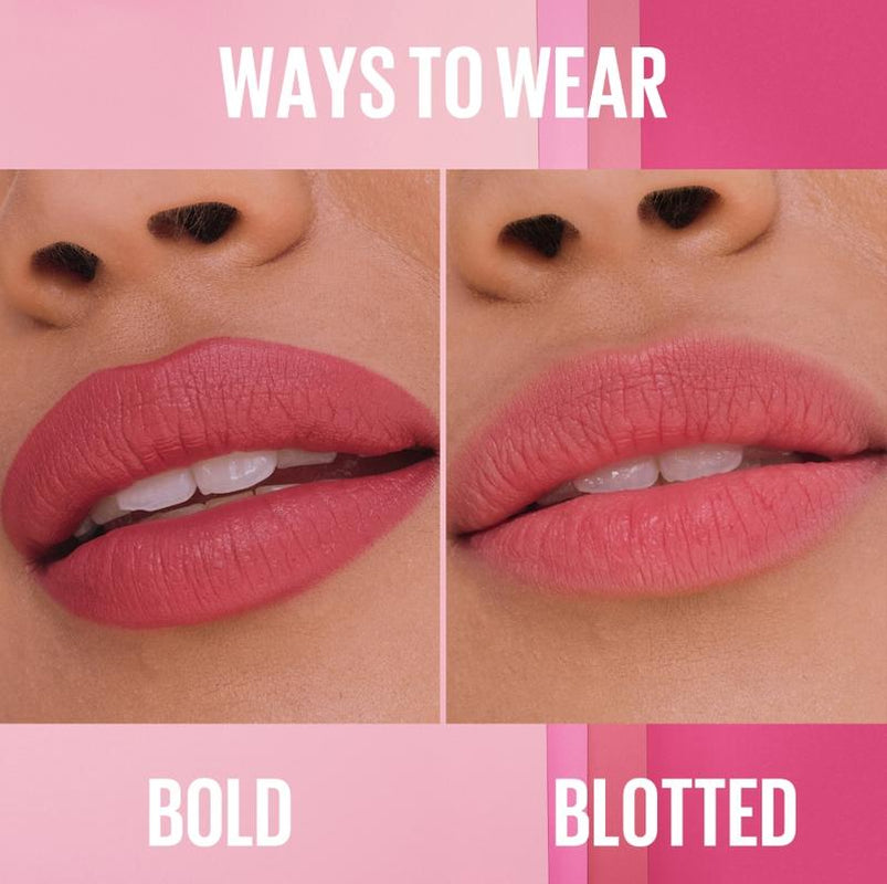 Serum Lipstick, Satin & Matte, 8H Moisture, Oil-Blend + Hyaluronic Acid, Maybelline New York