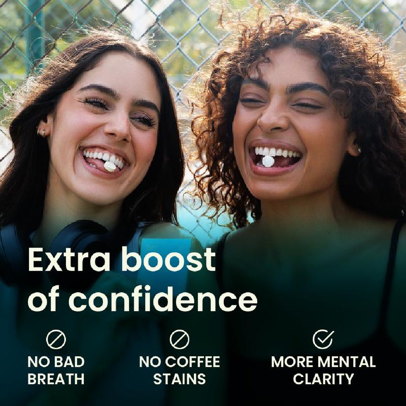 Best Seller Duo - Energy & Focus Caffeine Gum - Multi Flavor (2-Bulk Pouches) - Everbeaut