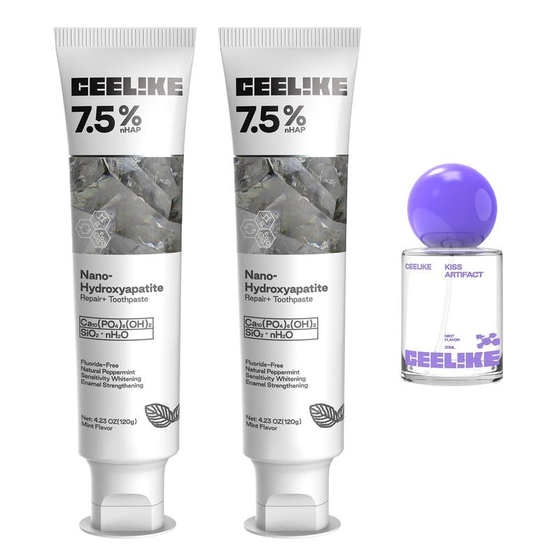 MSDRWIKEY Oral Care Set: 2 SP-6 Probiotic Toothpastes + 1 Probiotic Oral Spray | Complete Oral Health and Long-Lasting Fresh Breath - Everbeaut