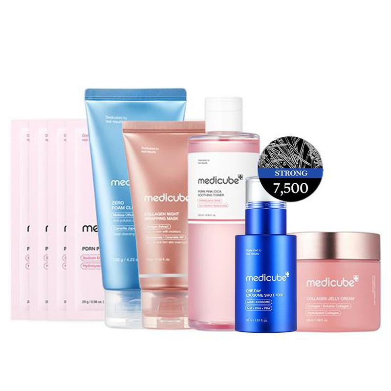 [Medicube] Affordable Glow 7-Day Skincare Set for Skin Renewal