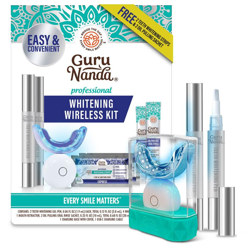 Pearl Glow Whitening Kit - Professional Whitening Kit + Hydroxyapatite Toothpaste - Everbeaut