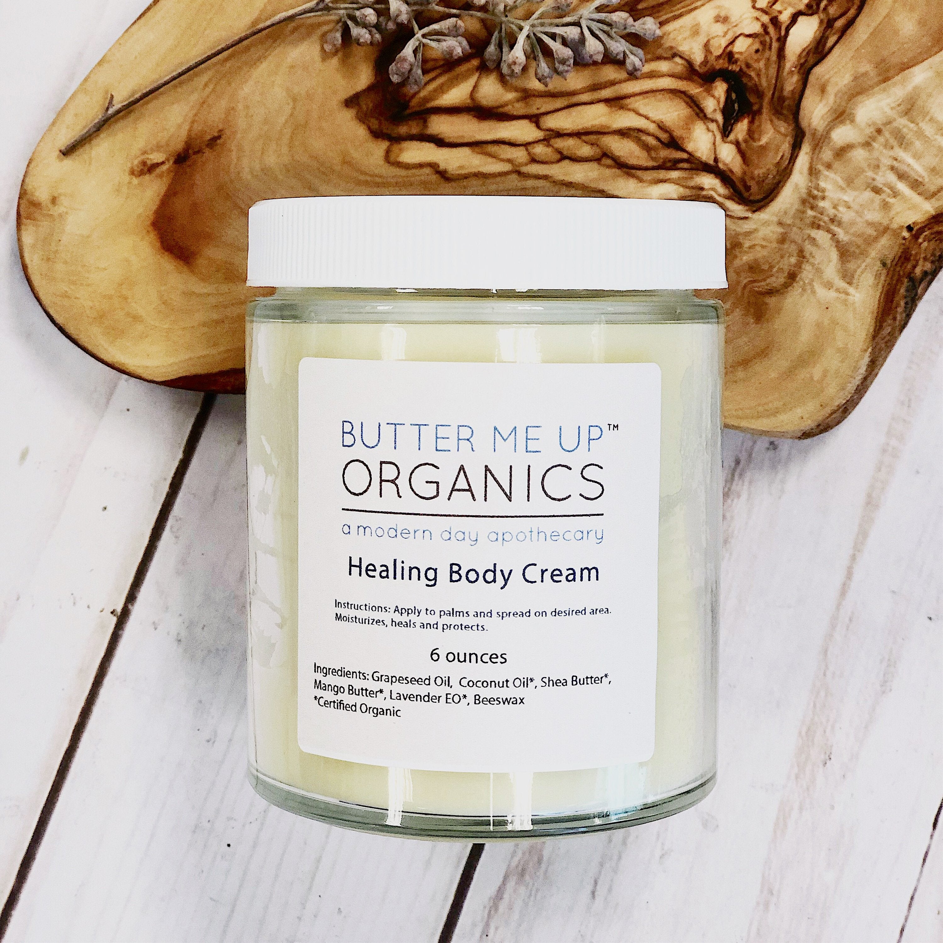 Healing Body Cream / organic body lotion / winter skin / dry skin / - Everbeaut
