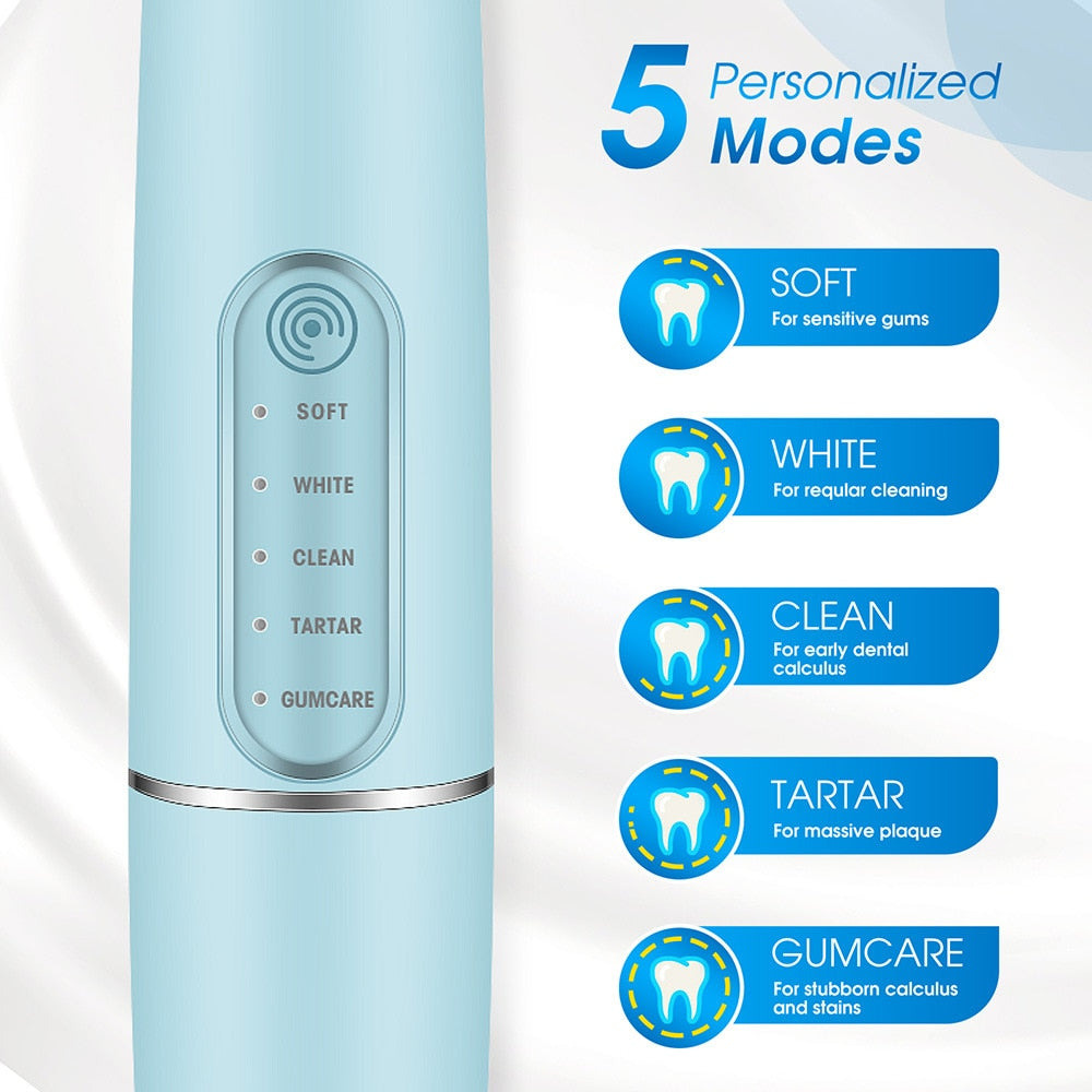 Portable Sonic Dental Scaler Electric Toothbrush Oral Teeth Tartar - Everbeaut