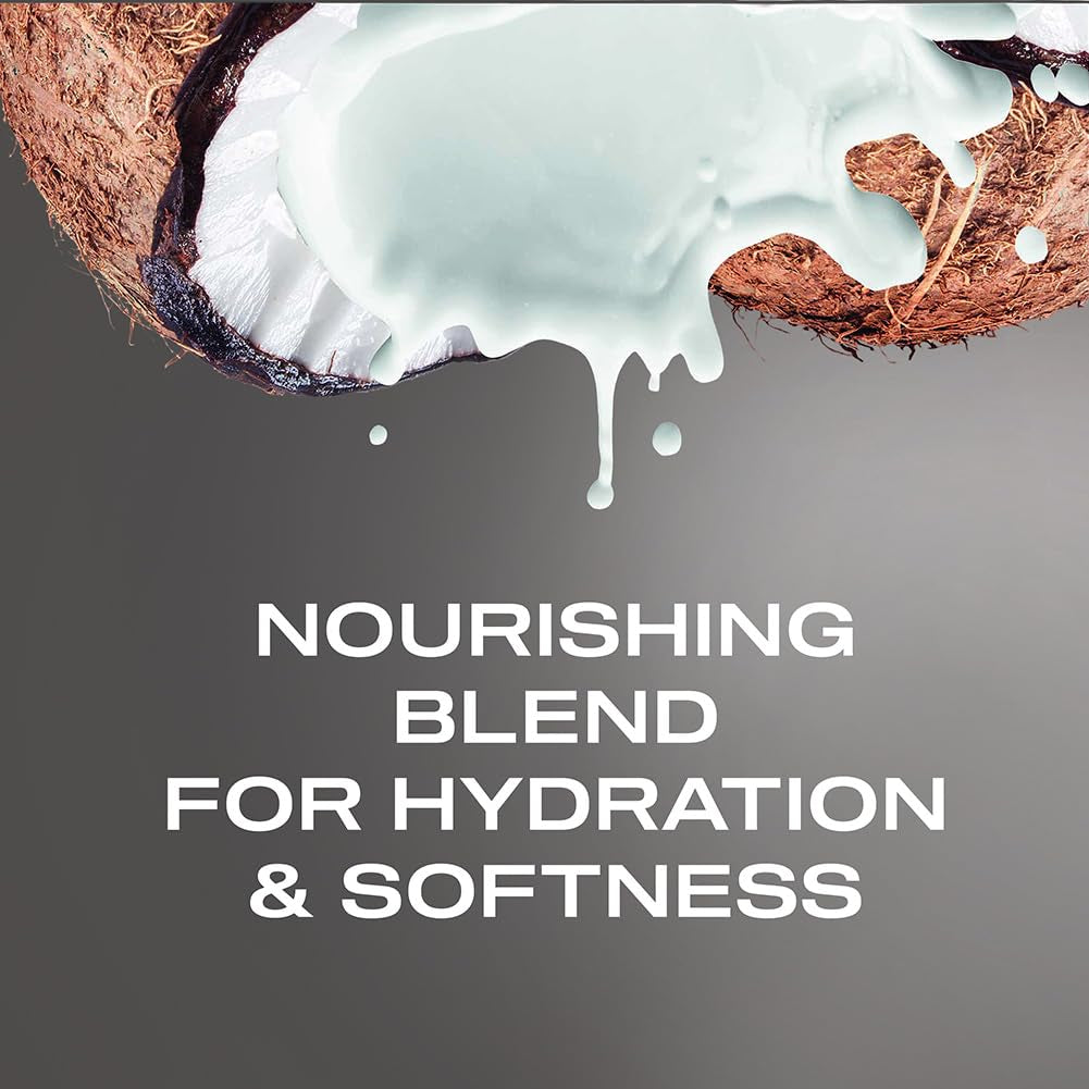 Nourishing + Coconut Milk Moisturizing Shampoo, Hydrating & Restoring Shampoo Moisturizes for Soft Hair after the First Use, Paraben-Free, Sulfate-Free Surfactants, 13 Fl. Oz