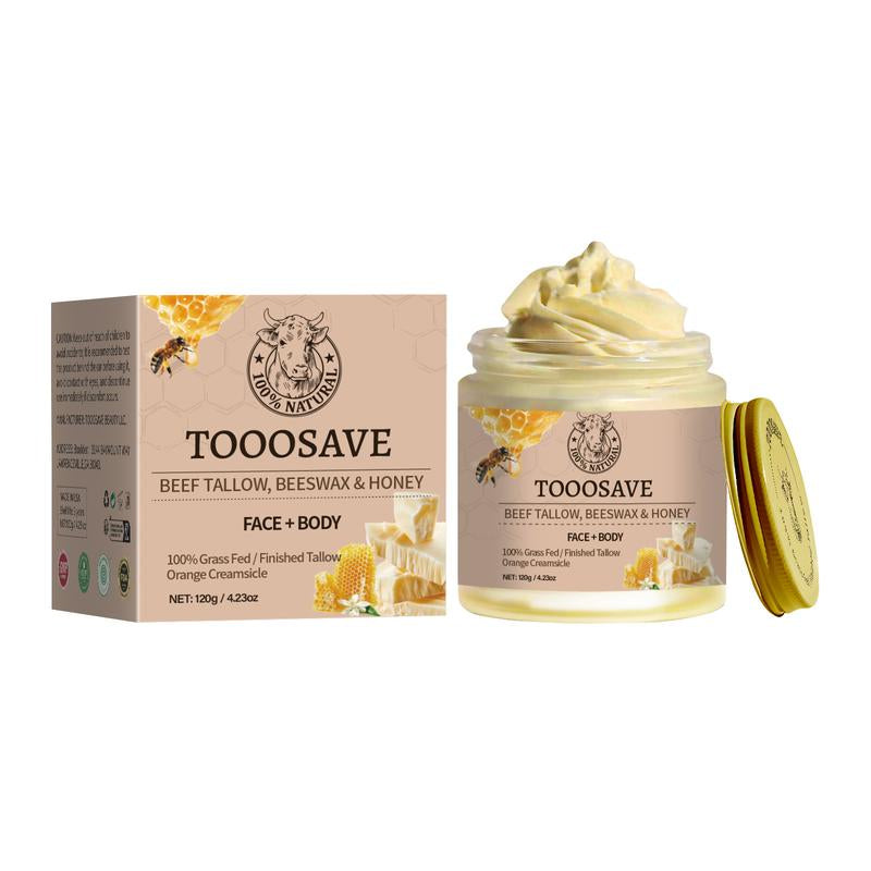 Tooosave 100% Butter & Honey Beeswax Cream – Ultra Moisturizing for Dry Skin - Everbeaut