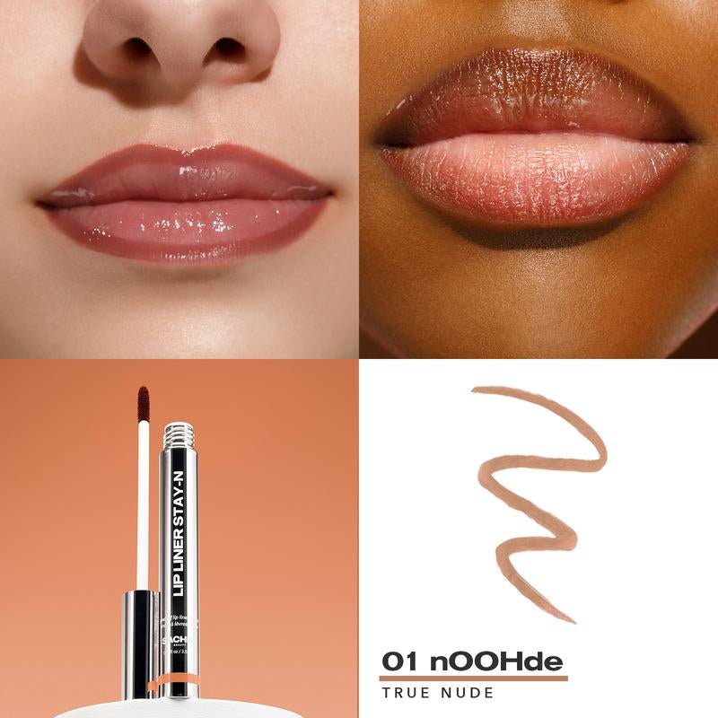 All - Day Lip Liner Stay - N™ – Peel - Off Lip Stain with Hyaluronic Acid & Vitamin E | Smudge - Proof Definition - Everbeaut