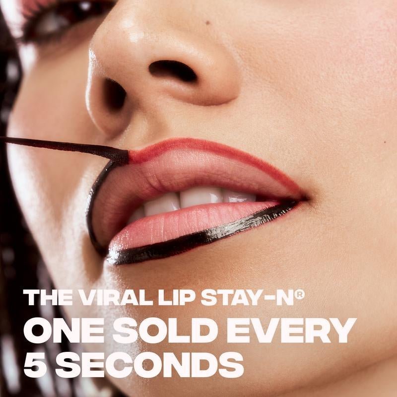 All - Day Lip Liner Stay - N™ – Peel - Off Lip Stain with Hyaluronic Acid & Vitamin E | Smudge - Proof Definition - Everbeaut