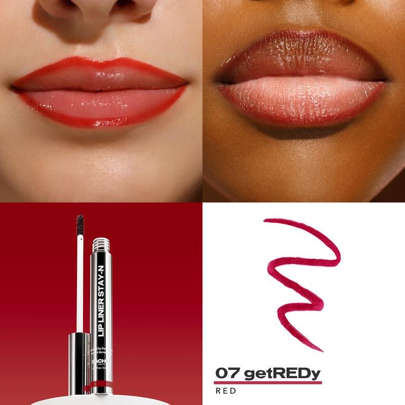 All - Day Lip Liner Stay - N™ – Peel - Off Lip Stain with Hyaluronic Acid & Vitamin E | Smudge - Proof Definition - Everbeaut