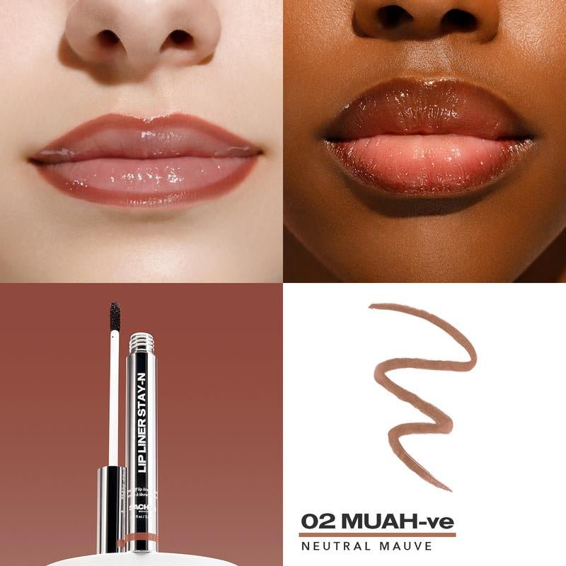 All - Day Lip Liner Stay - N™ – Peel - Off Lip Stain with Hyaluronic Acid & Vitamin E | Smudge - Proof Definition - Everbeaut