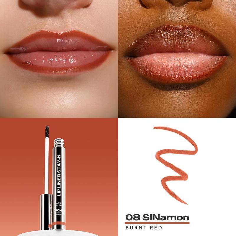 All - Day Lip Liner Stay - N™ – Peel - Off Lip Stain with Hyaluronic Acid & Vitamin E | Smudge - Proof Definition - Everbeaut