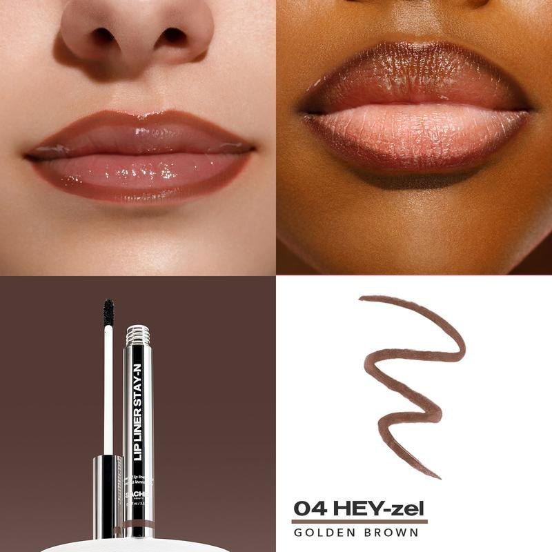 All - Day Lip Liner Stay - N™ – Peel - Off Lip Stain with Hyaluronic Acid & Vitamin E | Smudge - Proof Definition - Everbeaut