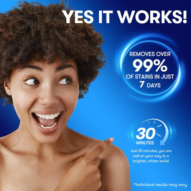 Mysmile Teeth Whitening Strips 14 Treatments Kit, Hydroxyapatite-Infuse White Strips, Non-Sensitive Teeth Whitening with Soothing Natural Ingredients, Enamel-Safe, Residue-Free, Non-Slip Tiktokshopsummerturnup Mouth Care Oral Care - Everbeaut