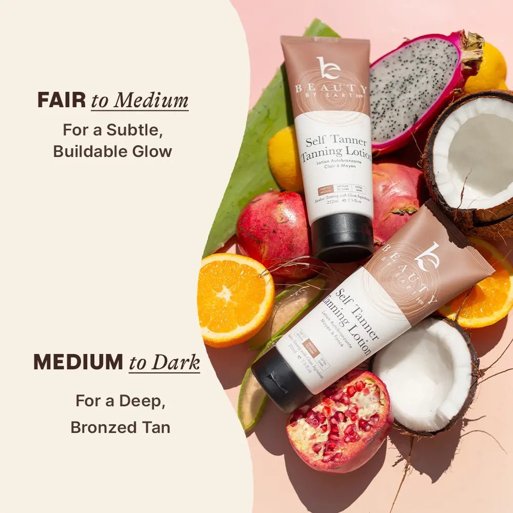 Beauty by Earth Self Tanner Body Lotion for a Natural Bronzed Glow - Everbeaut