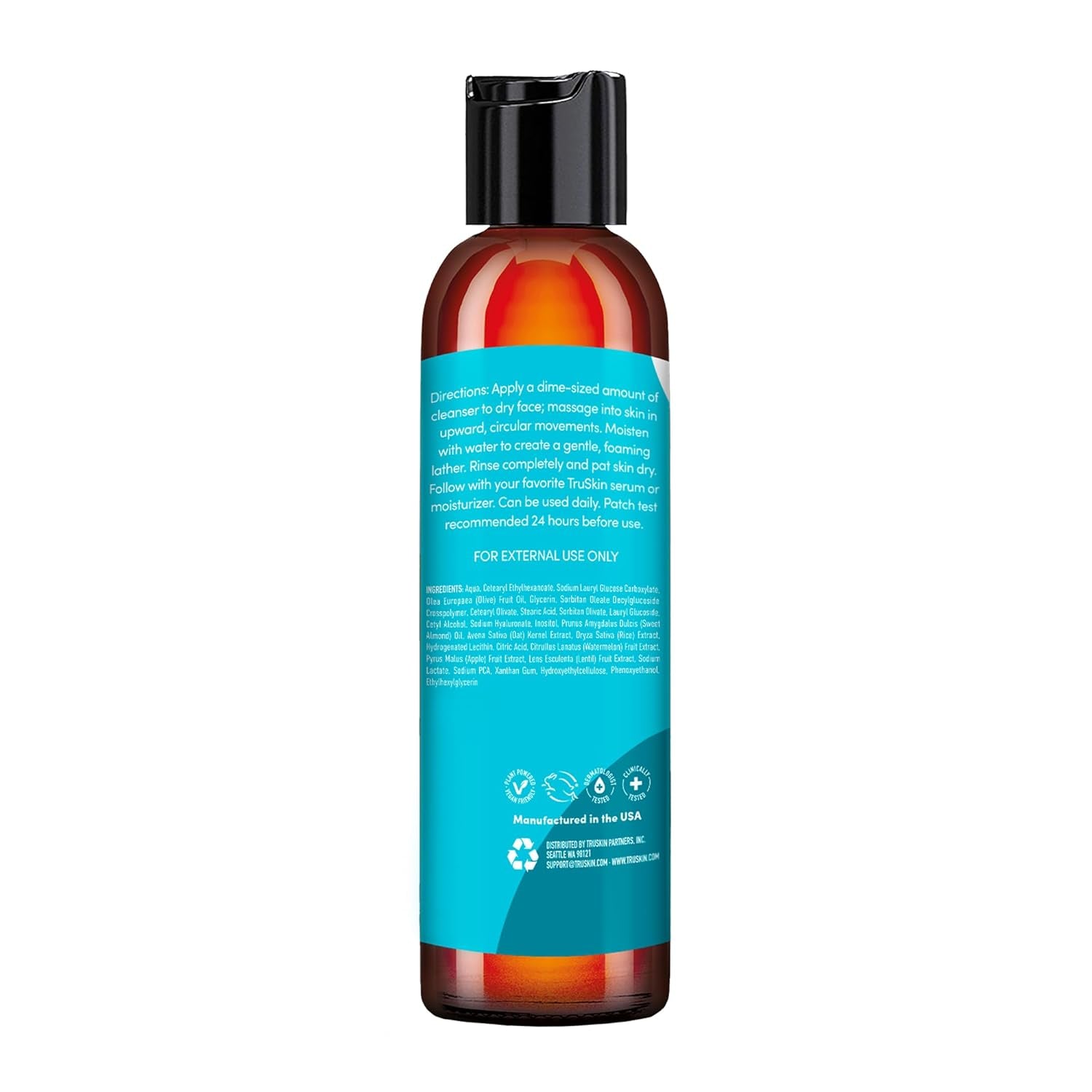 Soothing Cleansing Milk for Face – Gentle Facial Cleanser for Sensitive Skin with Plant-Based Rice & Oat Milk plus Hyaluronic Acid - Gently Removes Make-Up without Stripping Skin, 4.2 Fl Oz - Everbeaut