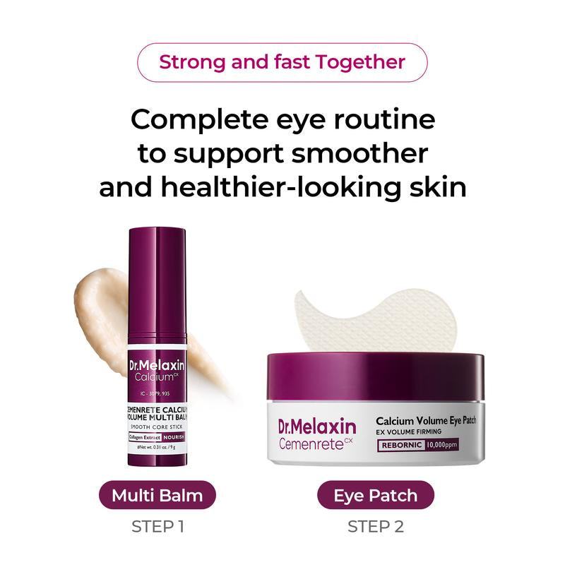 [Dr.Melaxin Official] Calcium Volume Multi Balm+Eye Patch 60Ea Korean Cosmetics with Collagen Extract Elasticity
