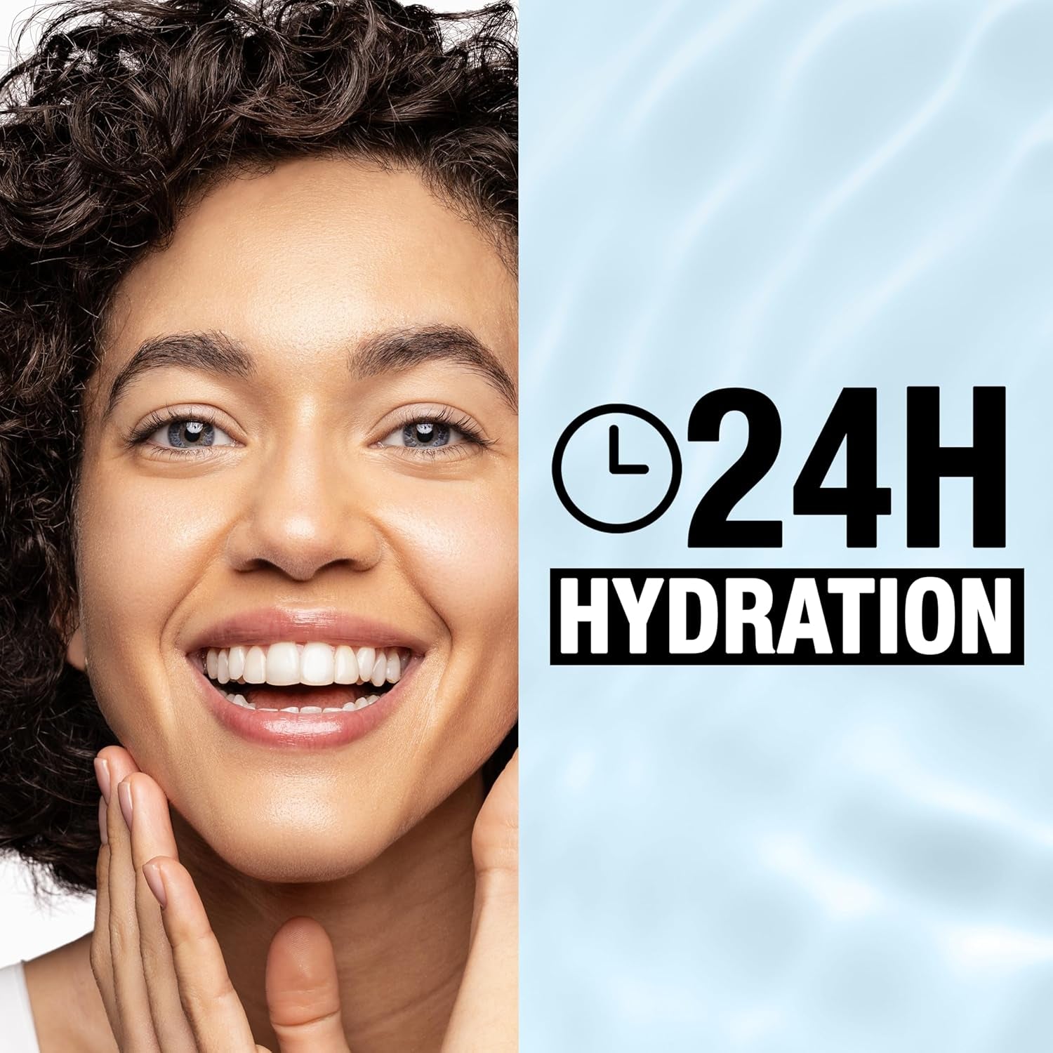 Hydro Boost Water Gel Daily Facial Moisturizer with Hyaluronic Acid, 1.7 Fl. Oz, Hydro Boost Hydrating Facial Cleansing Gel with Hyaluronic Acid, 2 Oz, Travel Size - Everbeaut
