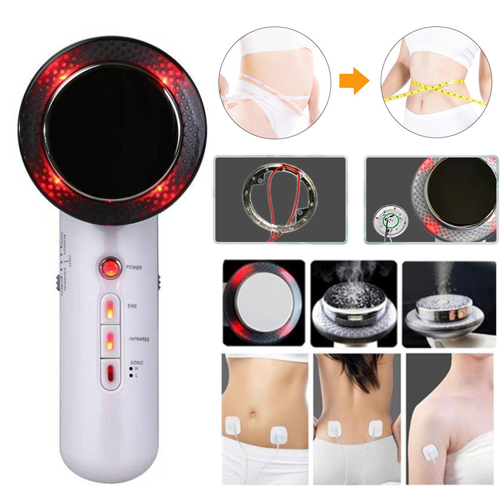 7 in 1 Body Face Massager Tool, Red Light Therapy for Face and Neck, Portable Face Lift Device, Neck Massager for Double Chin Reducer
