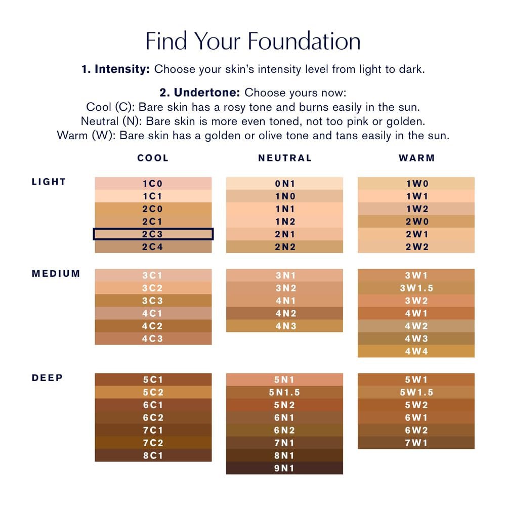 Double Wear Stay - in - Place Foundation – 24 - Hour Matte, Oil - Free Full Coverage Makeup (1 fl oz) - Everbeaut