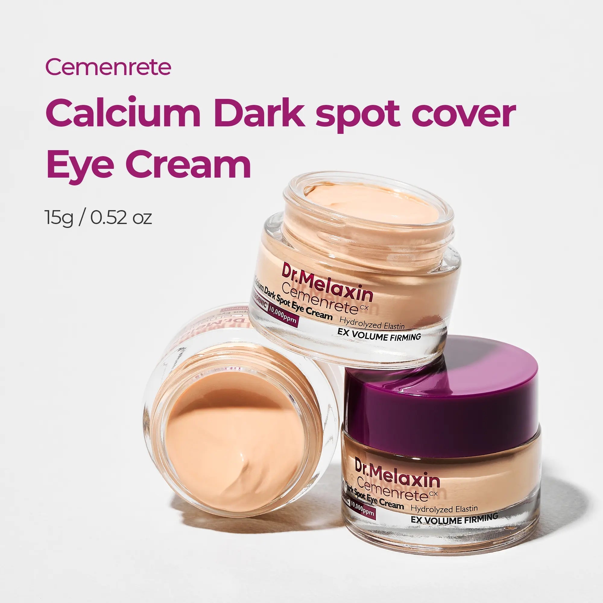 Dr. Melaxin Cemenrete Calcium Eye Cream – Korean Formula for Dark Circles & Firmer - Looking Skin - Everbeaut