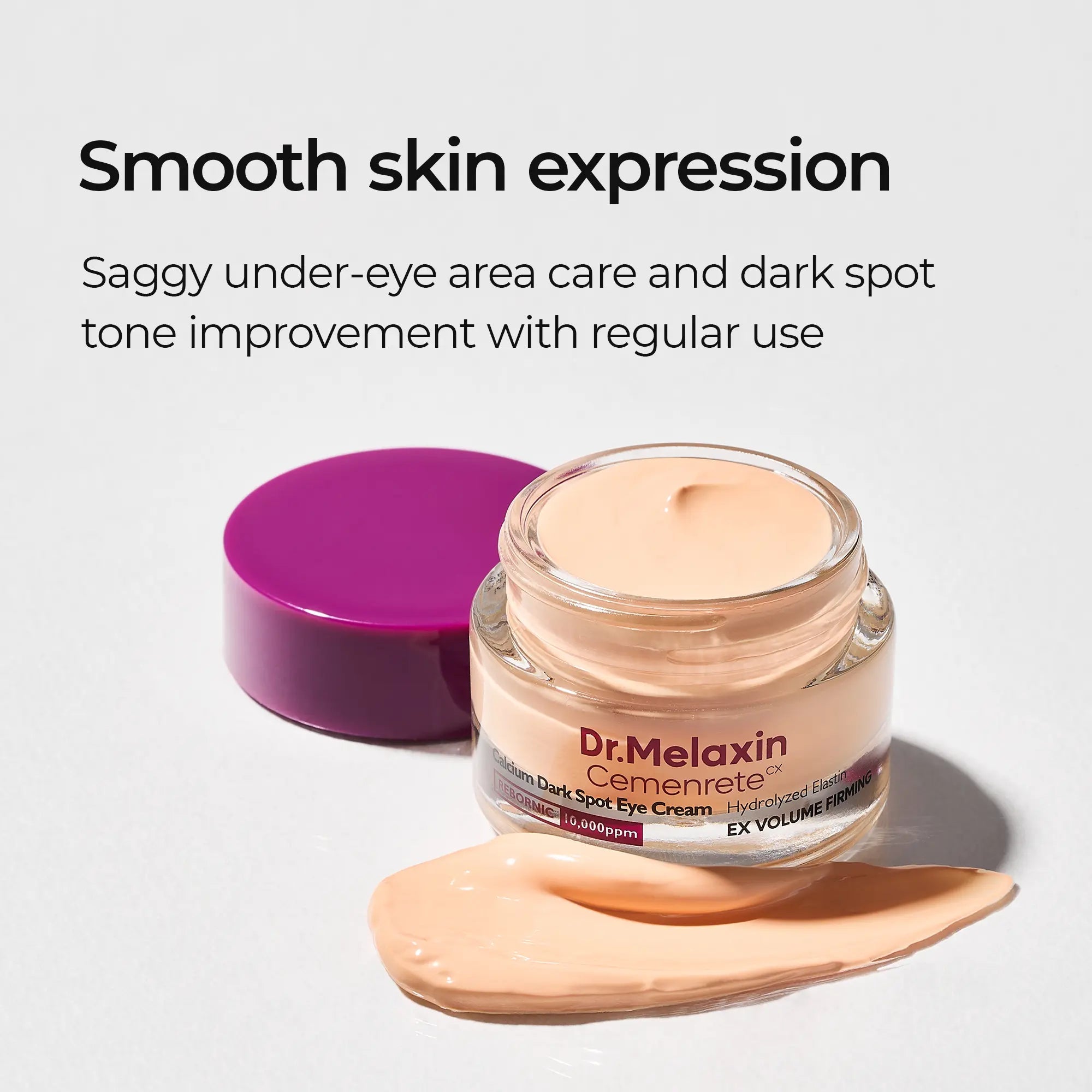 Dr. Melaxin Cemenrete Calcium Eye Cream – Korean Formula for Dark Circles & Firmer - Looking Skin - Everbeaut