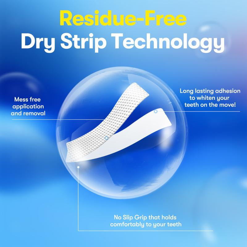 Mysmile Teeth Whitening Strips 14 Treatments Kit, Hydroxyapatite-Infuse White Strips, Non-Sensitive Teeth Whitening with Soothing Natural Ingredients, Enamel-Safe, Residue-Free, Non-Slip Tiktokshopsummerturnup Mouth Care Oral Care - Everbeaut