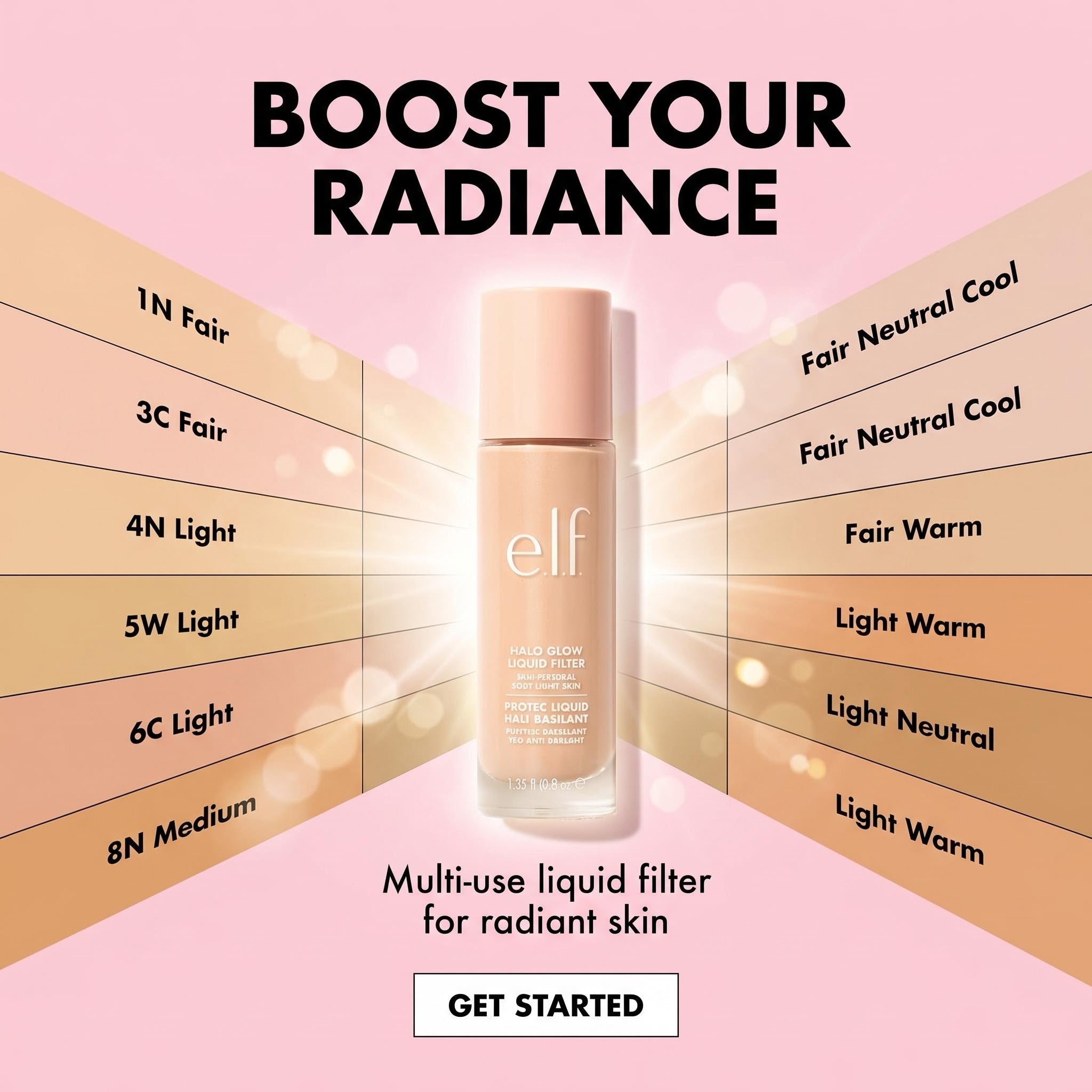 e.l.f. Halo Glow XXL Lip Gloss - Shiny, Smooth & Hydrating - Everbeaut